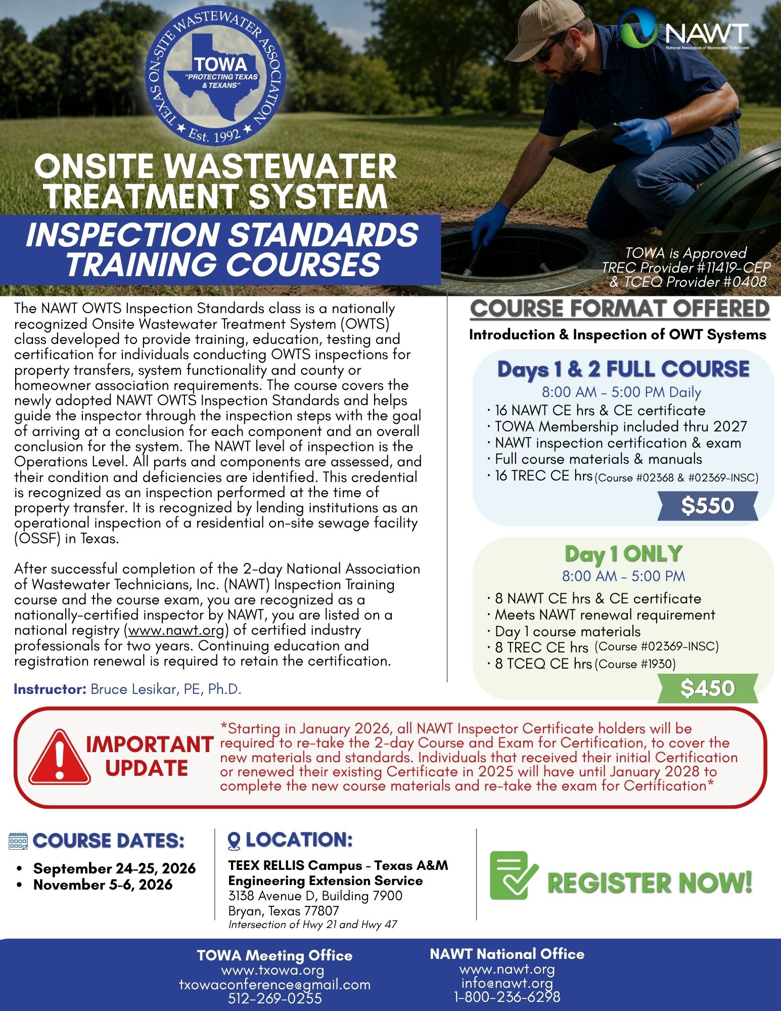 NAWT Education Courses
